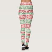 Leggings Chandail laid de Noël (Dos)