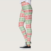 Leggings Chandail laid de Noël (Gauche)