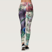 Leggings Chansons florales (Dos)