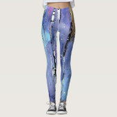 Leggings Chant d'hiver dans les Bois de Birch (Devant)