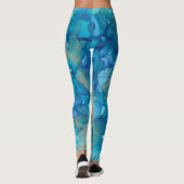 Leggings Chanukah Blue, Golds Design (Dos)