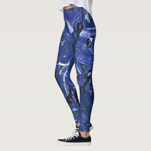Leggings Chaos bleu (Gauche)