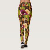 Leggings Chaos coloré Abstraite impression (Dos)
