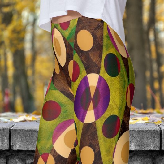 Leggings Chaos coloré Abstraite impression