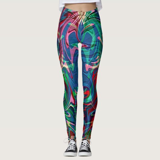 Leggings Chaos en vacances... (Devant)