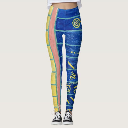 Leggings Chaos primitif 13 | Hilma af Klint | (Devant)