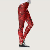 Leggings Chaos rouge (Droite)
