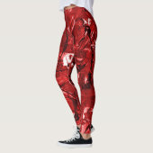Leggings Chaos rouge (Gauche)