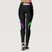 Leggings Chapeau de Bouffon de Mardi Gras (Dos)