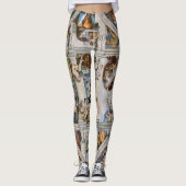Leggings Chapelle Sixtine Plafond Michelangelo (Devant)