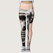 Leggings Chaque auteur aime une machine à écrire de (Devant)
