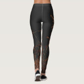 Leggings Charcoal Grey Golden Tree Bruns Sky (Dos)