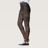 Leggings Charcoal Grey Golden Tree Bruns Sky (Gauche)