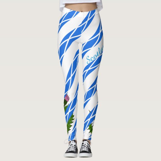 Leggings Chardon écossais (Devant)