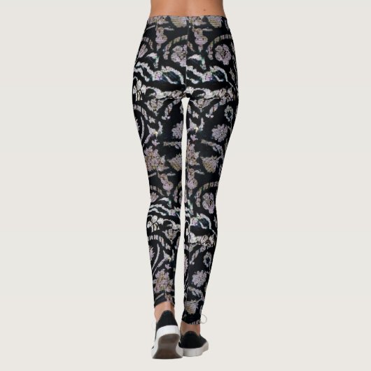 Leggings Chardons En Dentelle (Dos)