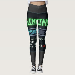 Leggings Chargement à 99 % drôle ordinateur rétro D