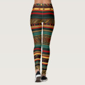 Leggings Charme ethnique vintage (Dos)