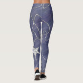 Leggings Charming mystique | Étoiles de lune d'argent Sun A (Dos)
