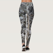 Leggings Chasse au Camouflage Motif de neige 4 (Dos)