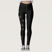 Leggings Chat Birman / Ragdoll au point chocolat tabby & Pa (Devant)