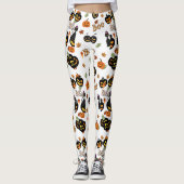 Leggings Chat Boo Halloween (Devant)