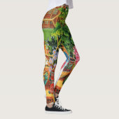 Leggings Chat Botaniste De Louis Wain (Droite)
