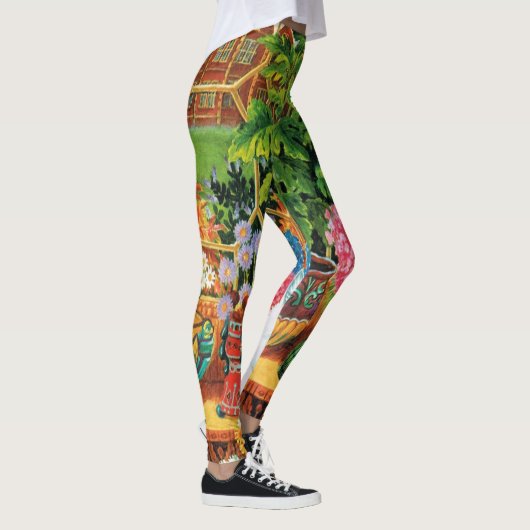 Leggings Chat Botaniste De Louis Wain (Droite)