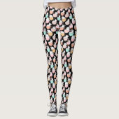 Leggings Chat dans une tasse Design motif 01 w (Devant)