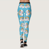 Leggings Chat d'arc-en-ciel (Dos)