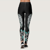 Leggings Chat de crâne de sucre (Dos)