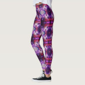 Leggings Chat de la galaxie violette (Gauche)