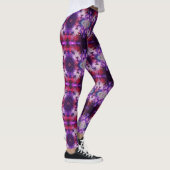 Leggings Chat de la galaxie violette (Droite)