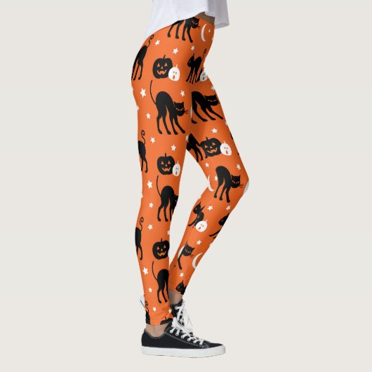 LEGGINGS CHAT DÉPLAISANT HALLOWEEN (Droite)