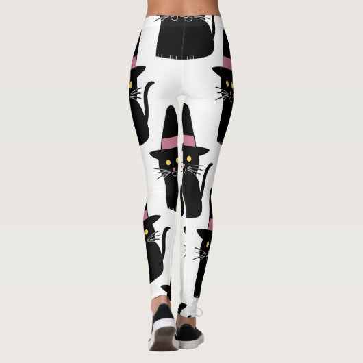 Leggings Chat d'Halloween (Dos)