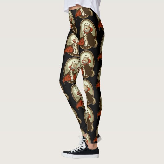Leggings Chat d'Halloween, Comte Catula (Gauche)