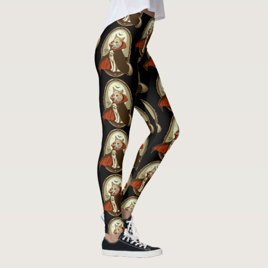 Leggings Chat d'Halloween, Comte Catula (Droite)