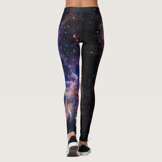 Leggings Chat drôle dans l'espace (Dos)