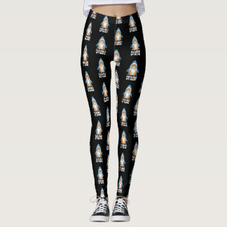 Leggings Chat Drôle en Costume de Requin Nullement Redouté