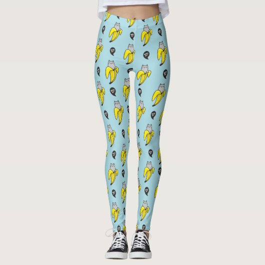 Leggings Chat en banane (Devant)