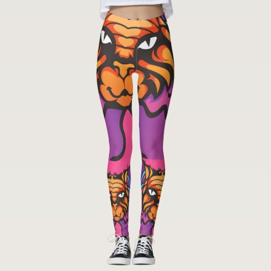LEGGINGS CHAT GINGER BOHO YOGA PANTS LEGINGS (Devant)