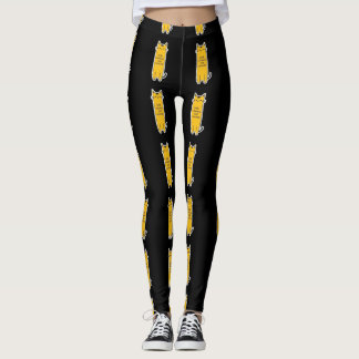 Leggings Chat Mignon avec la Chaleur des Moustaches Design 