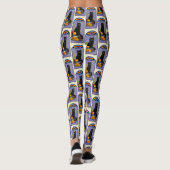 Leggings Chat noir Art Nouveau (Dos)