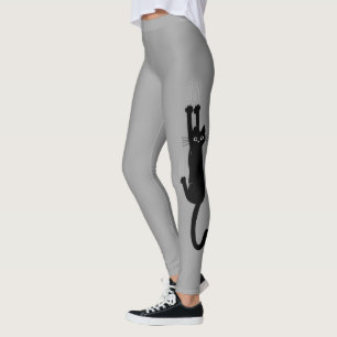 Leggings Chat noir drôle accrochant sur la nouveauté de