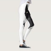 Leggings Chat noir enchanté de Salem (Droite)