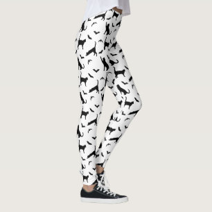 Leggings Chat Noir Et Chat Formes Mignonne Motif Halloween