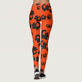 Leggings Chat noir mignon Halloween Samhain (Dos)