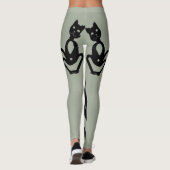 Leggings CHAT NOIR par Slipperywindow (Dos)