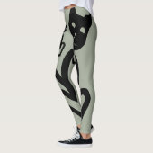 Leggings CHAT NOIR par Slipperywindow (Gauche)