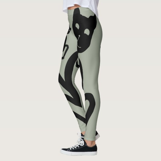 Leggings CHAT NOIR par Slipperywindow (Gauche)