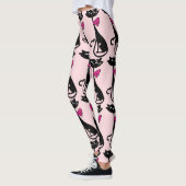 LEGGINGS CHAT NOIR RETRO LEGINGS (Gauche)